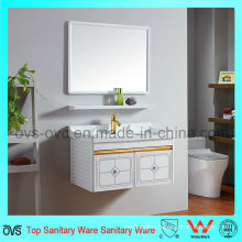 Aluminum Bathroom Wash Basin Top Vanity with Mirror